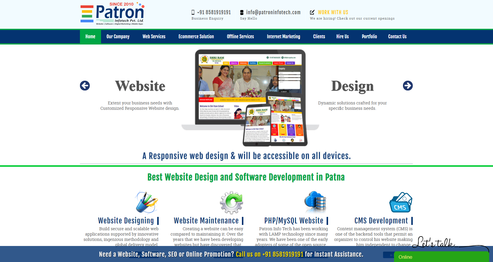 Patron-Infotech SEO Company In Mughalsarai